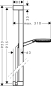 Preview: Hansgrohe Raindance Alive Select S Brauseset 125 3jet EcoSmart mit Brausestange Unica E Puro 90 cm und Easy Slide Brausehalter
