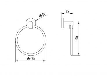 Avenarius Handtuchring Serie 200