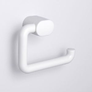 PBA WC-Papierhalter, offen, Nylon, weiß