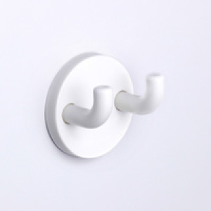 PBA Doppelhaken, Nylon, weiß