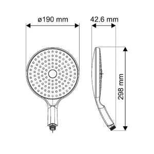 Sirio XXL Handbrause