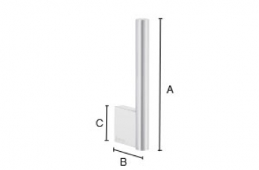 Preview: Smedbo Air Reservepapierhalter
