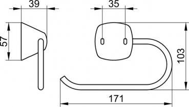 Keuco City.2 Toilettenpapierhalter