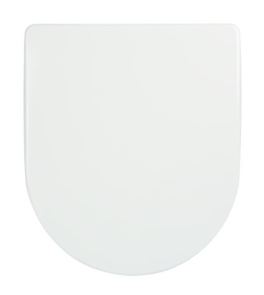 Komfort WC-Deckel mit Absenkautomatik, eckig, weiß