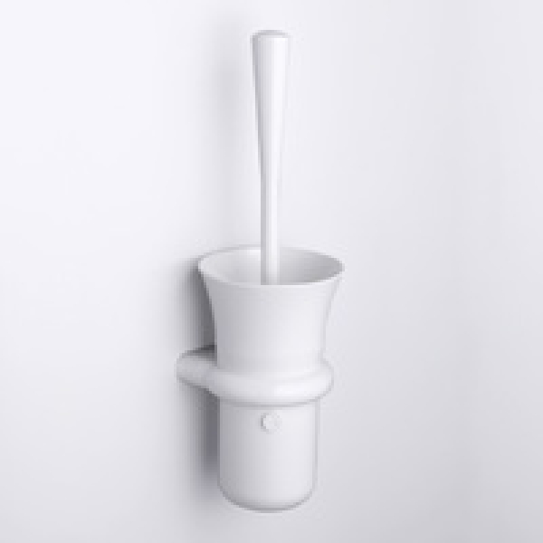 PBA WC-Bürstengarnitur, Nylon, weiß