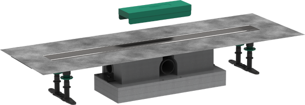 Hansgrohe uBox universal -Komplettset für 800 Duschrinnen