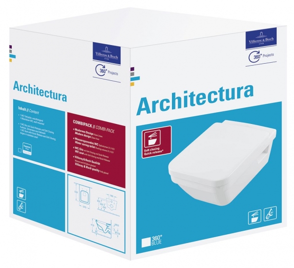 Villeroy & Boch Architektura WC-Combi-Pack
