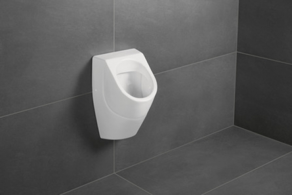 Villeroy & Boch O.Novo Urinal ohne Deckel, Zulauf verdeckt