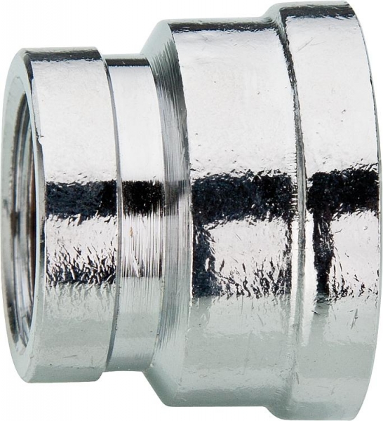 Reduziermuffe verchromt 1/2" x 3/4"
