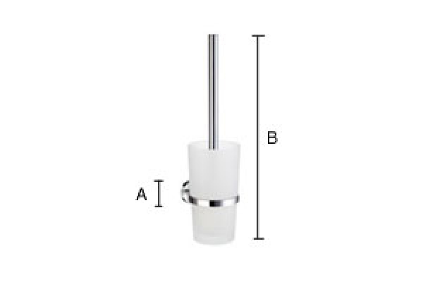 Smedbo Home WC-Bürste mit Behälter