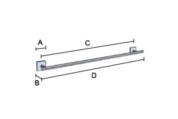 Smedbo House Handtuchstange einzeln