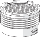 Hansa Strahlregeler Chache M18,5 x 1 AG