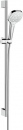 Hansgrohe Brausestangen-Set Croma Select E Multi 90 cm chrom/weiß