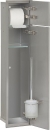 WC-Wandcontainer, 2 befliesbare Türen und Anschlag rechts